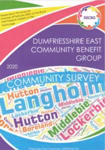 Dumfriesshire East Community Benefit Group (DECBG) was set up in July 2017 to help communities manage windfarm money from the Ewe Hill 6 and Ewe Hill 16 windfarms. It is possible in the future that other funds will be directed through this organisation also, providing a significant pot of money for investment in the area.